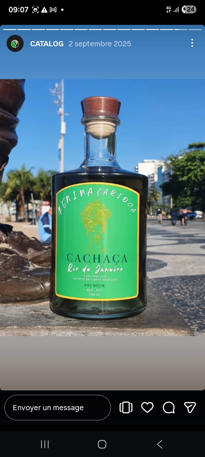 Menina Carioca Premium 75 cl — photo de bouteille