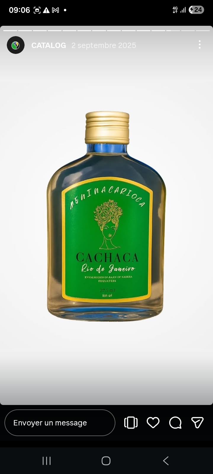 Menina Carioca Ouro 16 cl — photo de bouteille