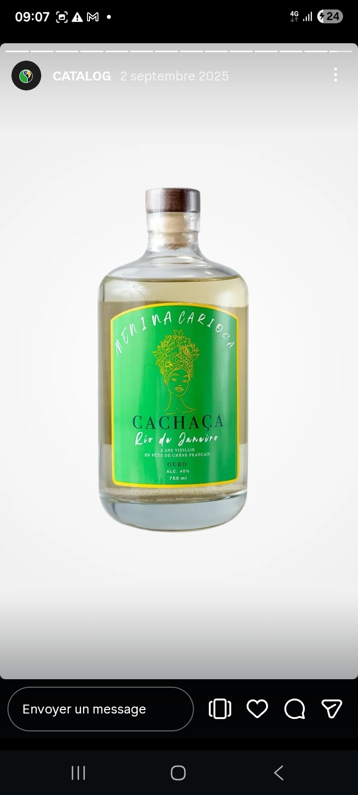 Menina Carioca Ouro 75 cl — photo de bouteille
